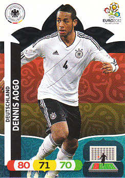 Dennis Aogo Germany Panini UEFA EURO 2012 #31